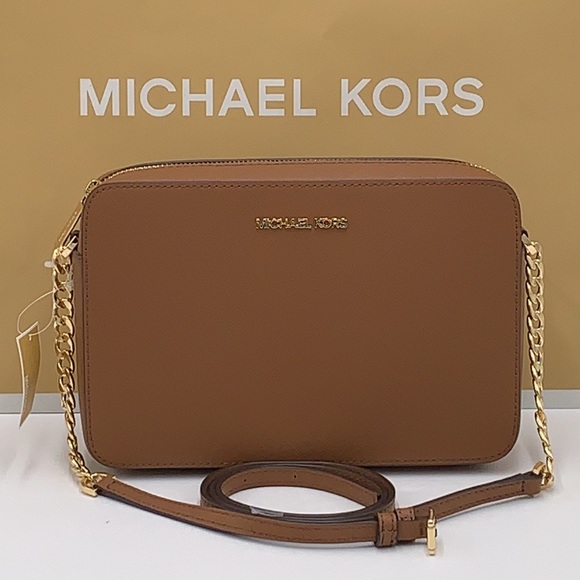 Michael Kors Bags Michael Kors Lg Ew Crossbody Bag Luggage Poshmark
